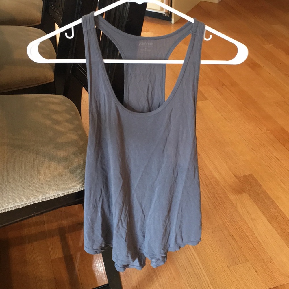 Women’s racer back tank top.